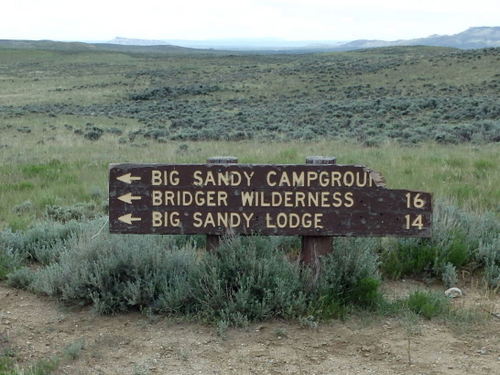 GDMBR: Sign at the head of CR-132.